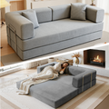 Kelyda 79'' Folding Sofa Bed Couch, Modern Modular Boneless Cloud Couch Sleeper Loveseat for Living Room